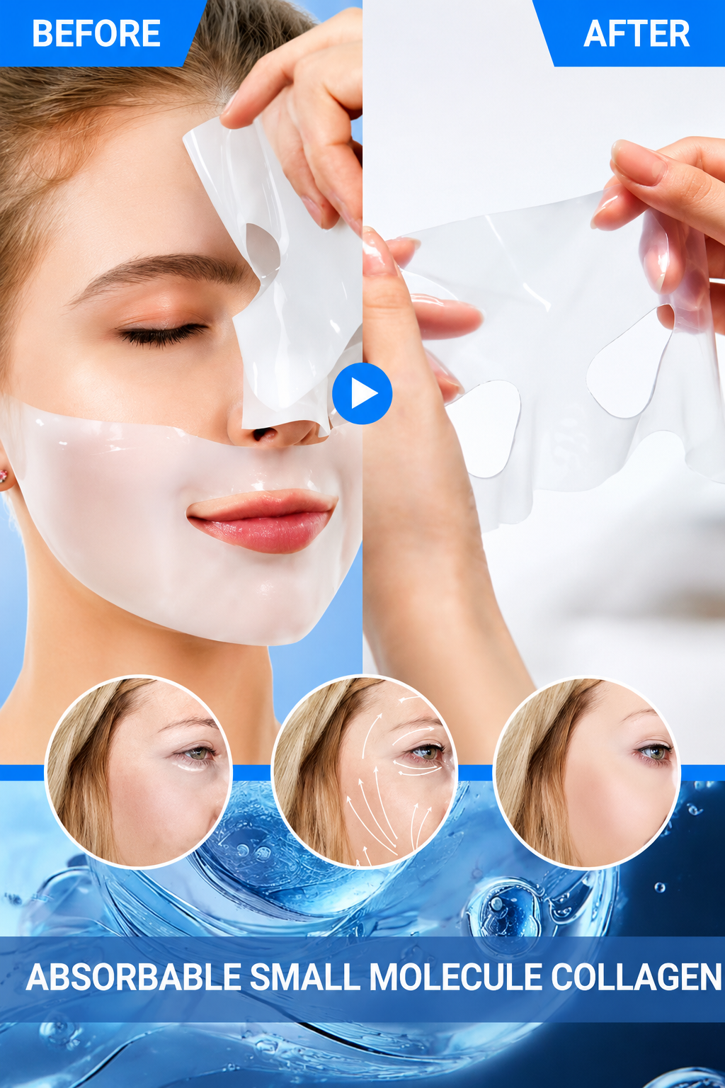 Masque Collagène Nuit ™ | Réveillez-vous avec une peau plus éclatante
