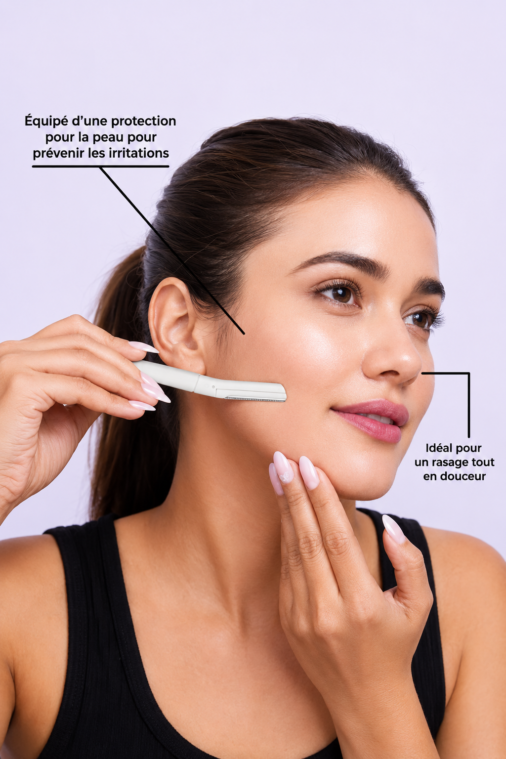 Dermaplaner Électrique Pro™ | Une Peau Douce et Éclatante Instantanément