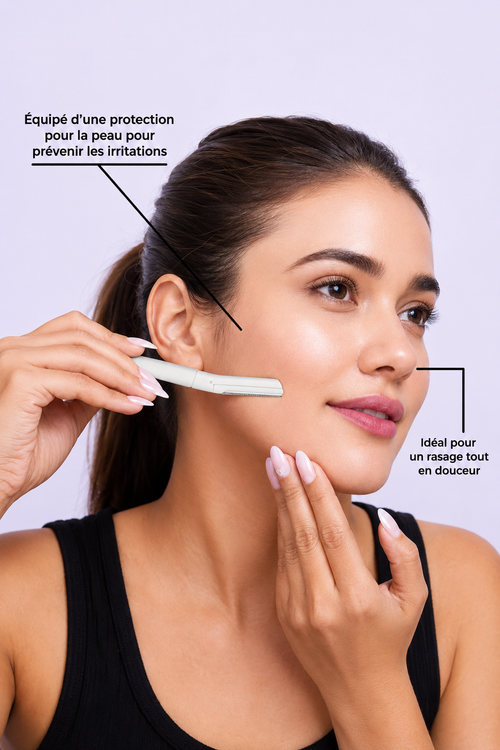 Dermaplaner Électrique Pro™ | Une Peau Douce et Éclatante Instantanément