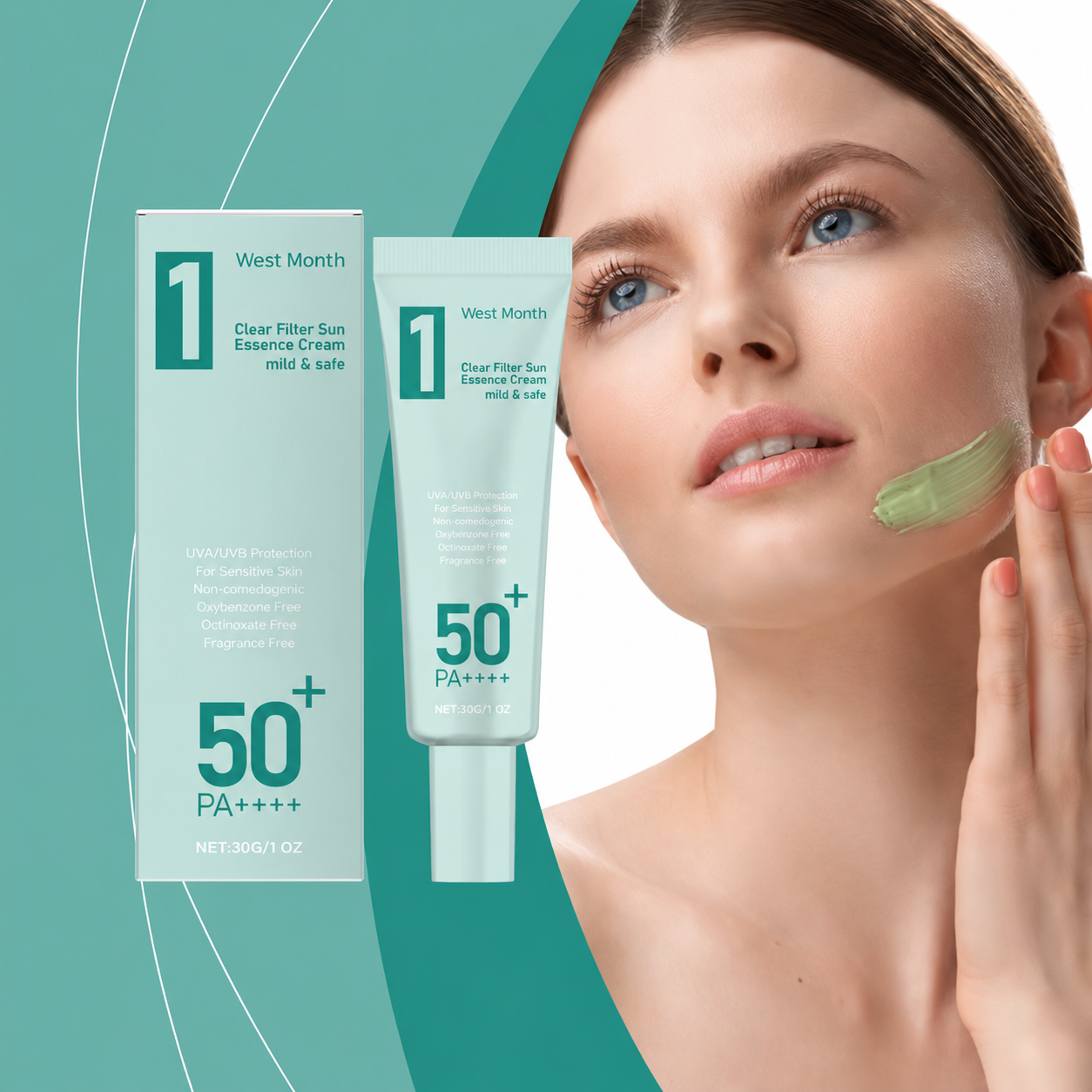 Crème solaire SPF 50+- La protection solaire qui répare votre peau